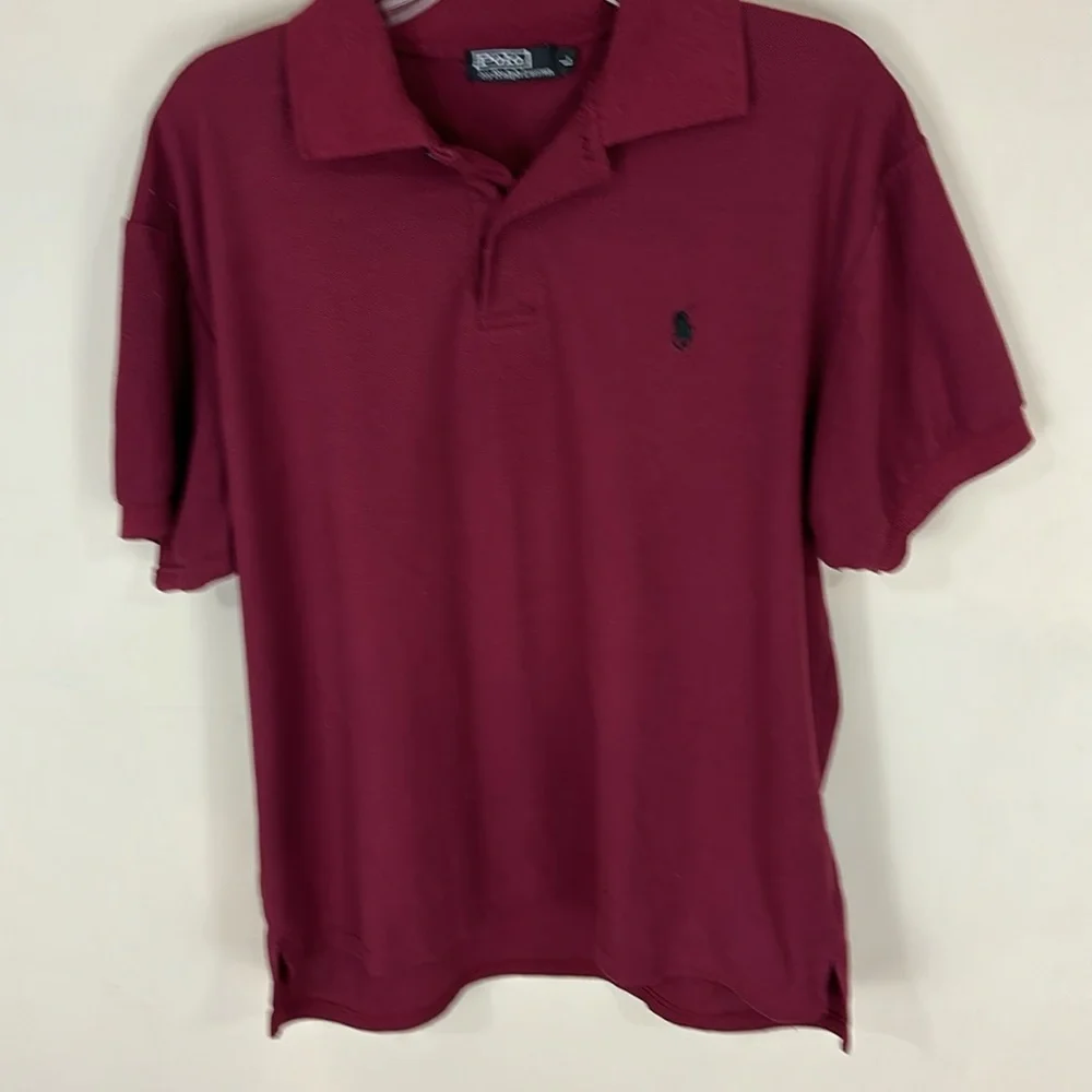Maroon Polo Ralph Lauren Polo Golf Shirt Size Large